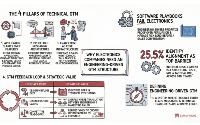 Why Electronics Companies Need an Engineering-Driven GTM Structure
