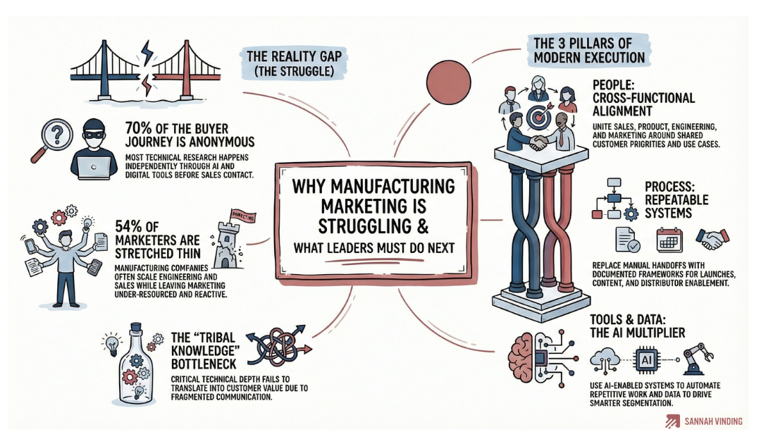 Why Manufacturing Marketing Is Struggling and What Leaders Must Do Next
