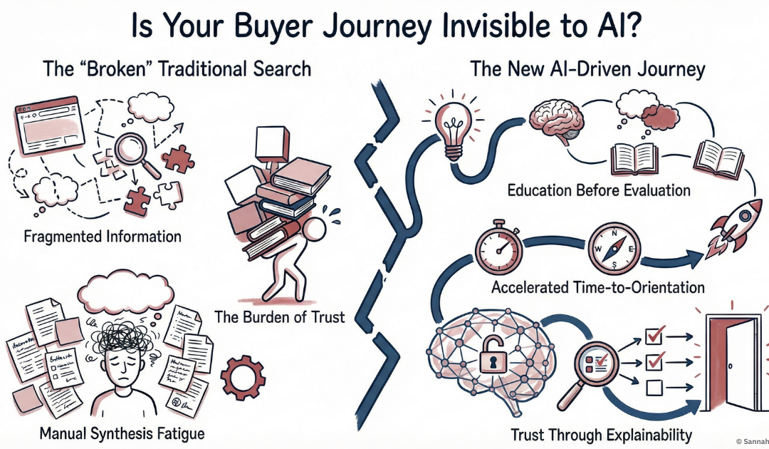 Is your Buyer Journey Invisible to AI - Sannah Vinding - the new AI-driven Journey