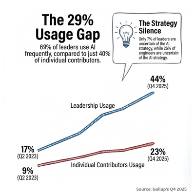 the 29% usage gap - ai strategy - gallup 2025