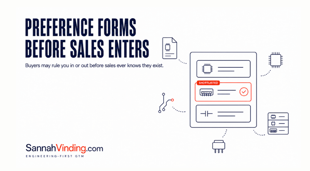 Preference Forms Before Sales Is Invited - Your Buyer May Have a Preference Before You Have a Lead - Sannah Vinding - Engineering First GTM